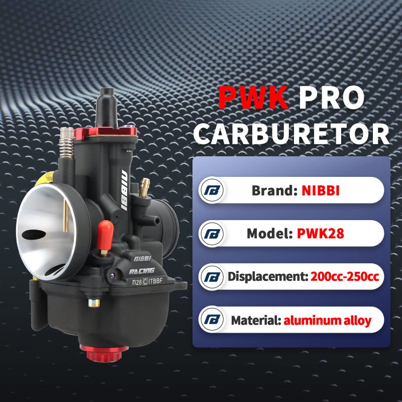 NIBBI Racing PWK 28mm Carburetor  Carb of Performance Carburetor Motorcycle Carburetor With Carburetor Jets Fit for Yamaha Suzuki Honda Kawasaki - Image 3